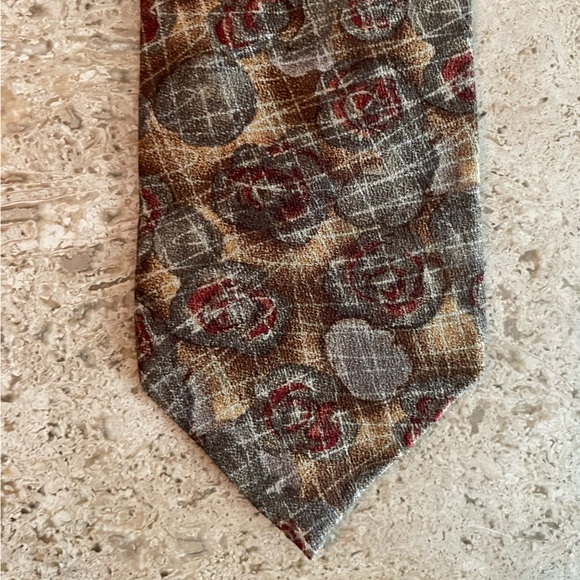 KENZO Patterned Silk Necktie - Picture 4 of 5
